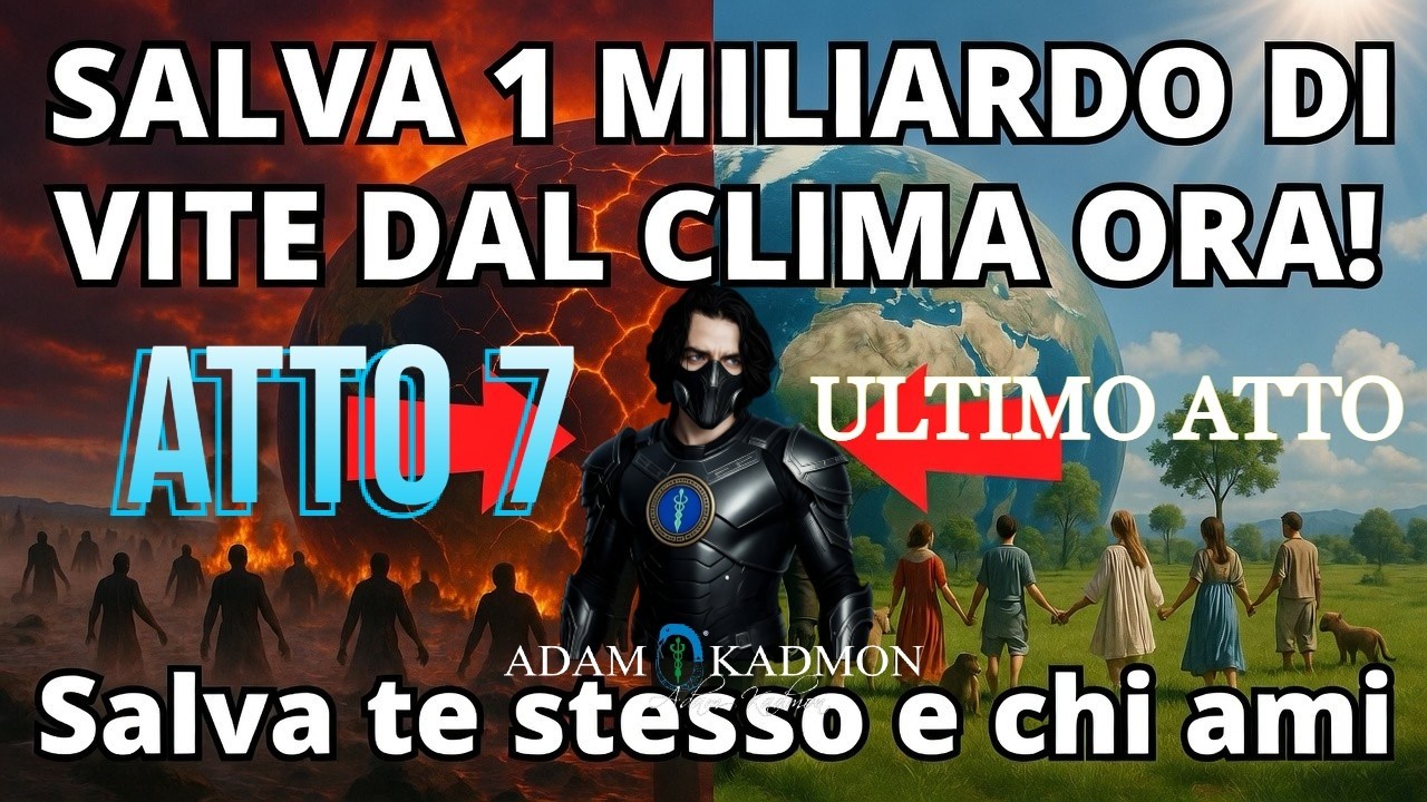 SALVA I TUOI FIGLI DAL CAOS CLIMATICO: LA GUIDA DEFINITIVA PER IL FUTURO  - ADAM KADMON ® © 2026