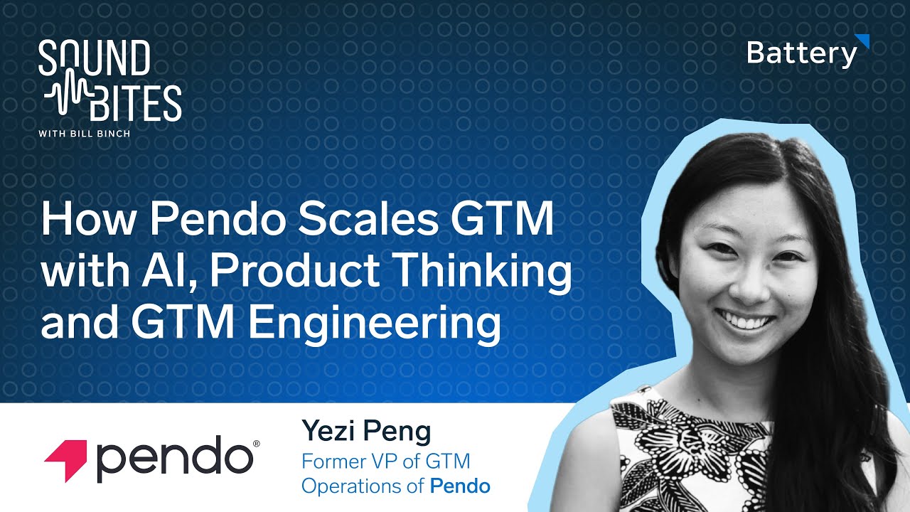 How Pendo Scales GTM with AI, Product Thinking and GTM Engineering