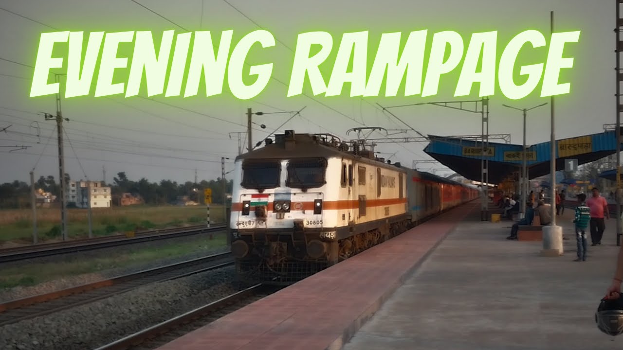 Dust Storming Monsters on a Saturday Evening at Baruipara !! | ER Rajdhanis, VB, Saraighat, etc.