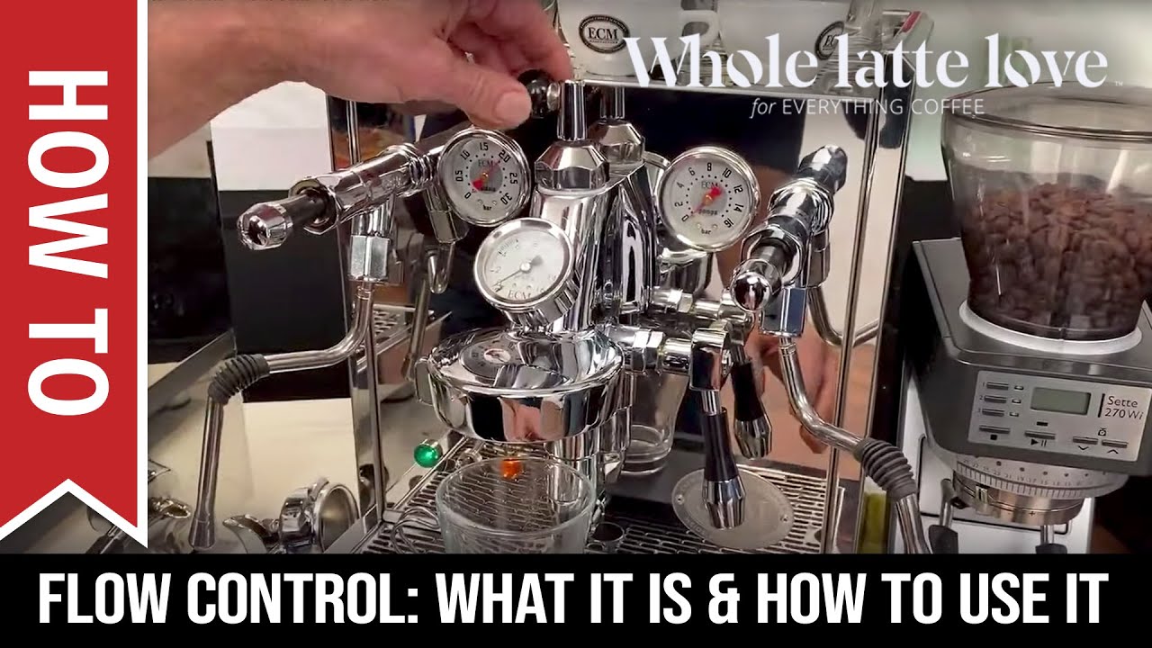 Live Demo: Flow Control & Espresso Machines - What It Is & How To Use It