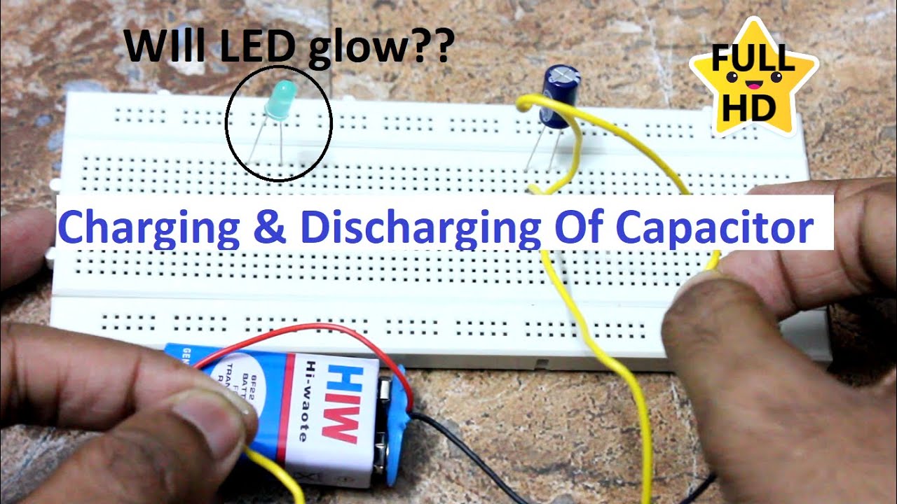 Capacitor Charging and Discharging simple project