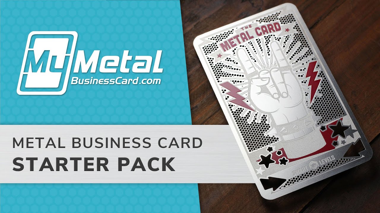 Metal Business Card Starter Pack | My Metal Business Card