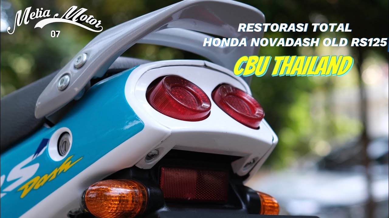 RESTORASI TOTAL HONDA NOVADASH RS125 OLD