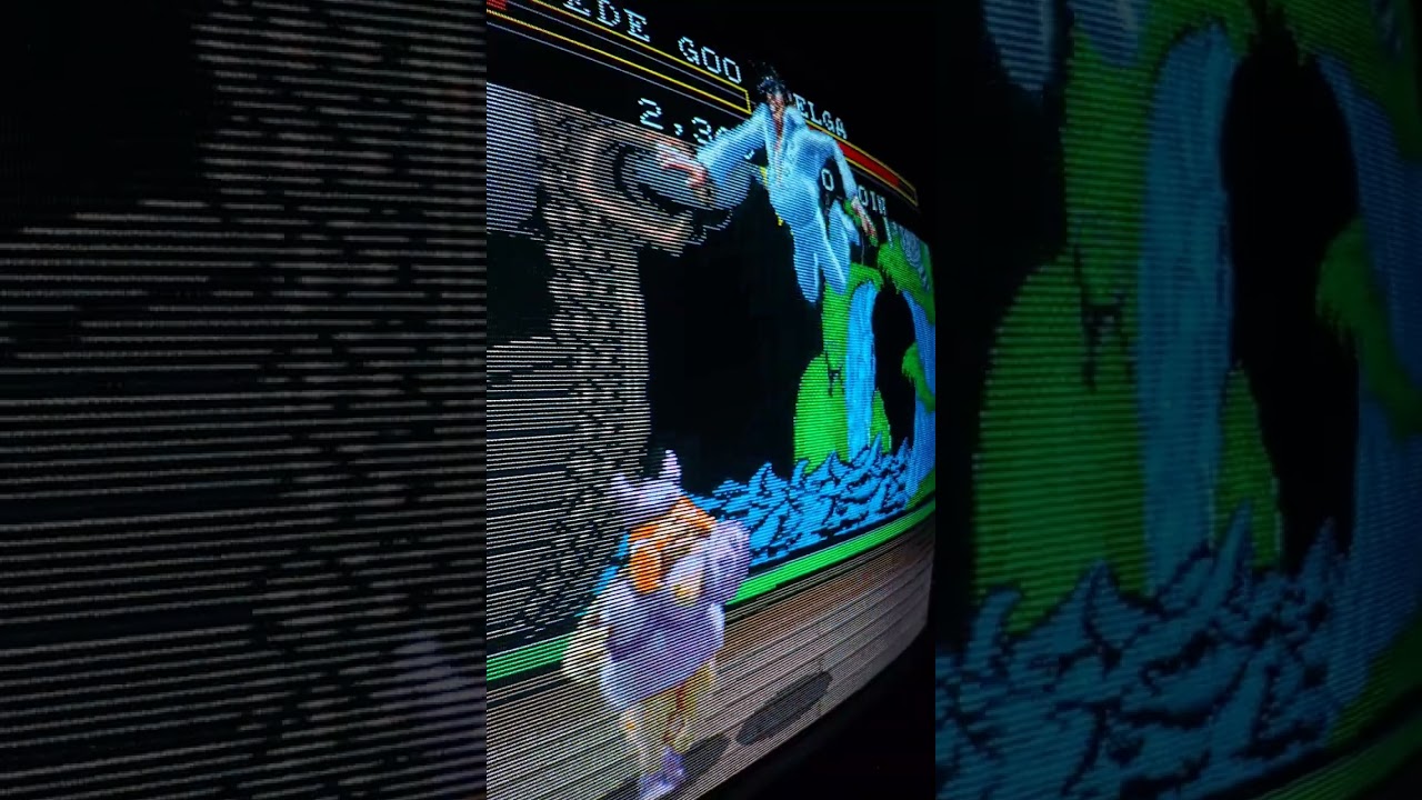 TOSHIBA CF36G40 - SCART RGB MOD - CLAYFIGHTER - 2 - SEGA GENESIS #rgbmod #retrogaming #sega