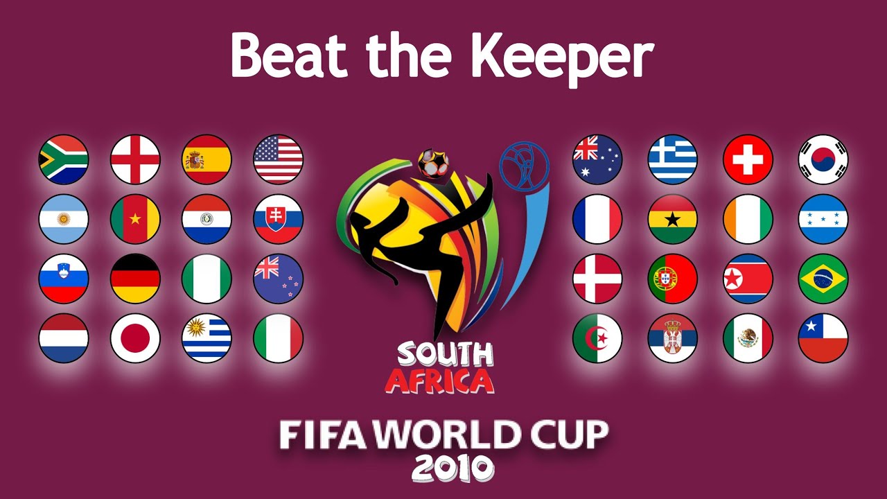 World Cup 2010 Beat the Keeper Elimination Race | Marble Race