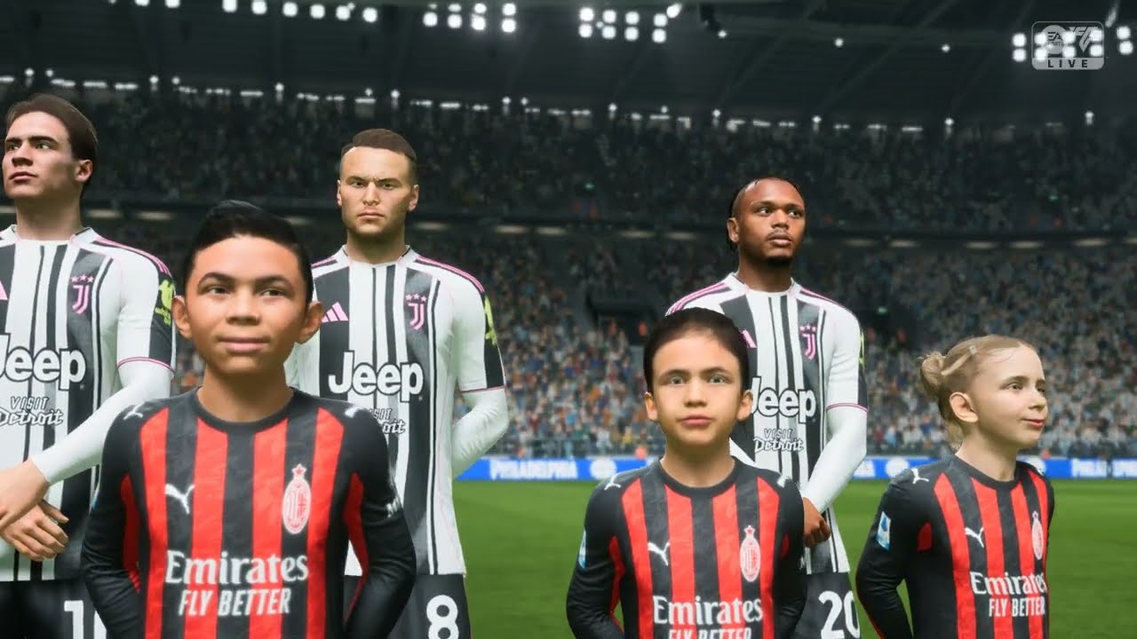 LIVE JUVENTUS VS AC MILAN SERIE A GAMEPLAY EA SPORTS FC 25 
