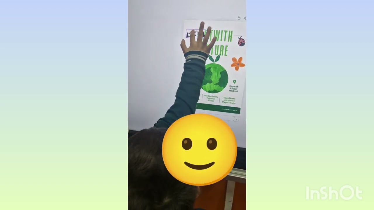“We created a project poster using Canva for ‘Nature With Nature.’”