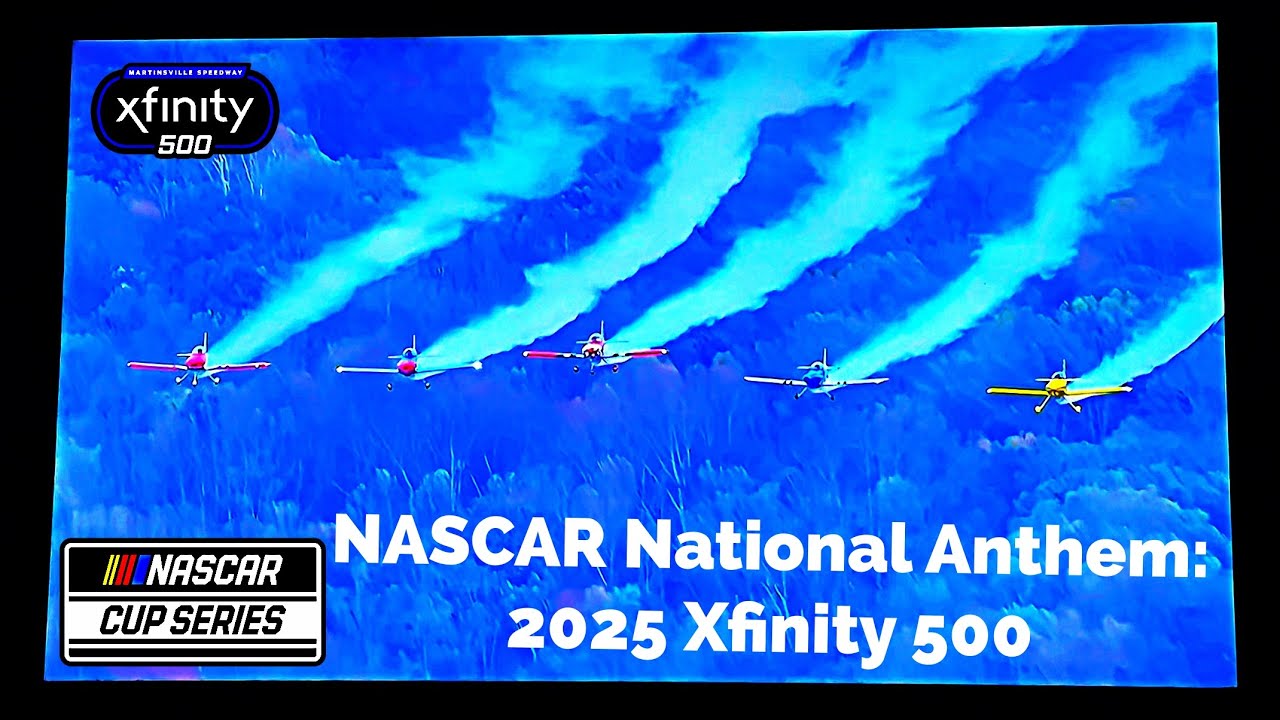National Anthem For NASCAR Cup Series: 2025 Xfinity 500