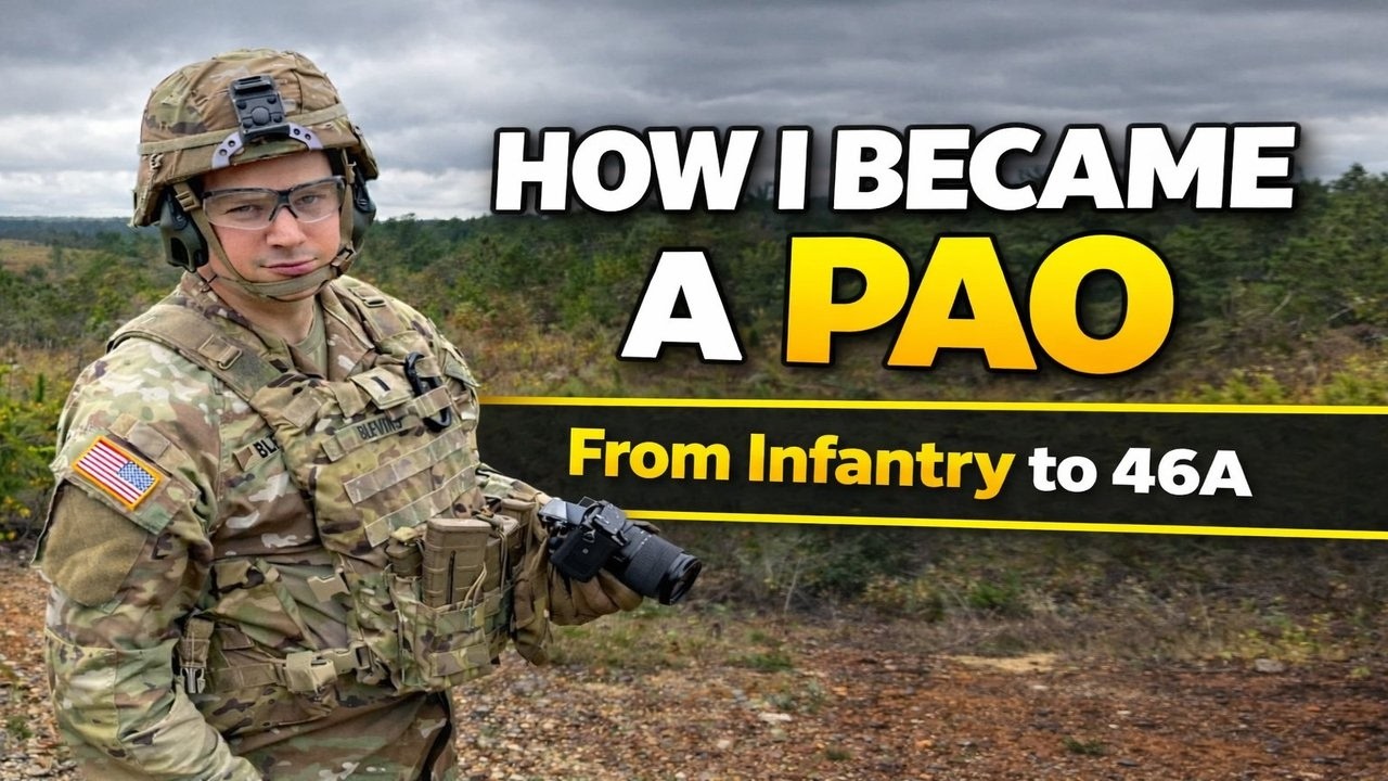 I Was an Infantry Officer… Now I’m an Army PAO | Here’s How It Happened