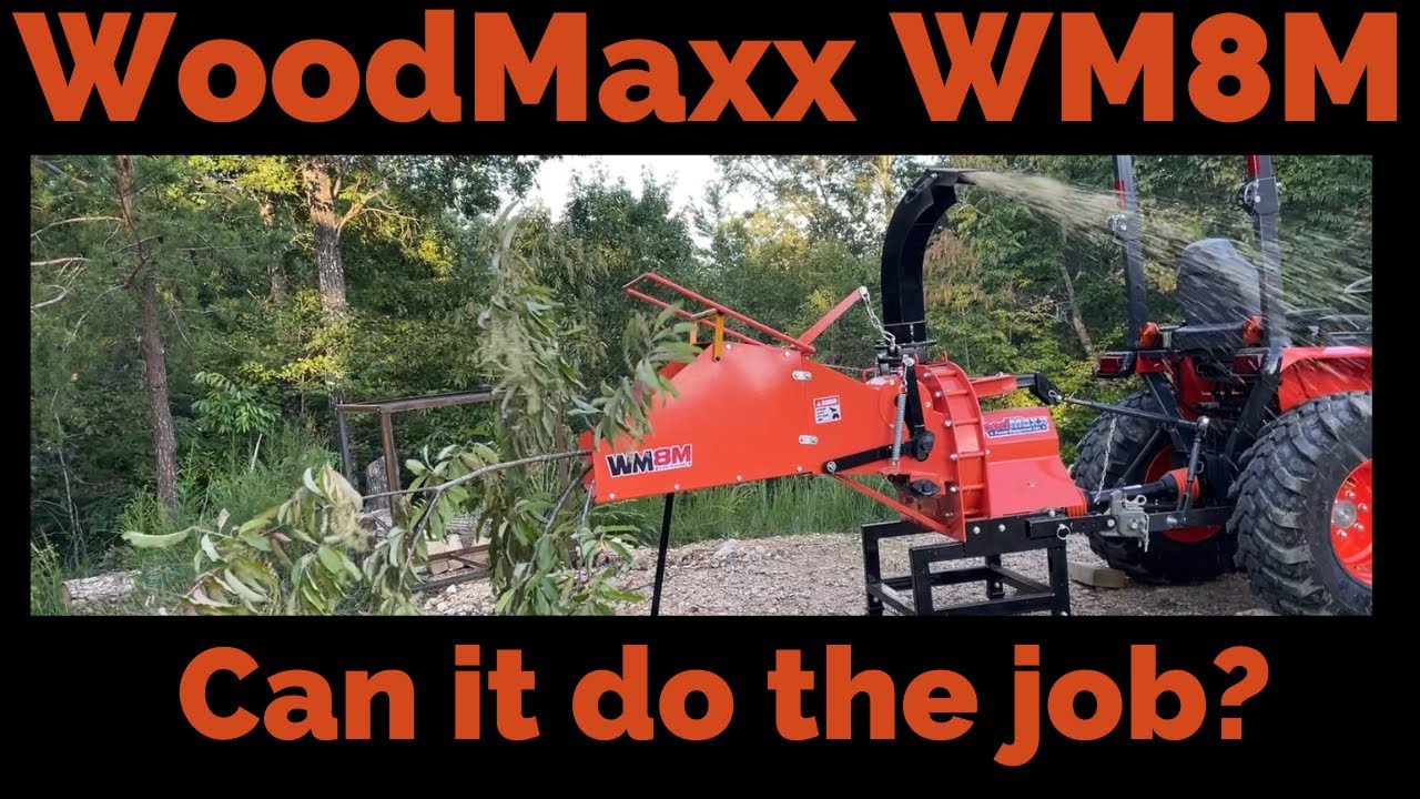 WoodMaxx WM8M Chipper Kubota LX2610 can it do the job