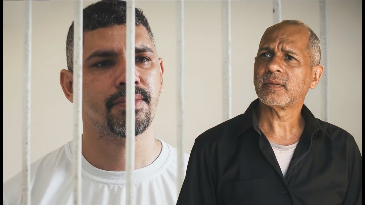 The pain of a father seeing his son behind bars
