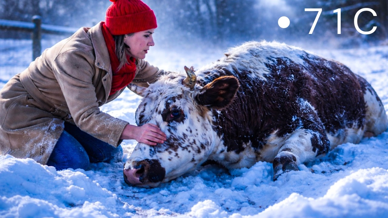 She Found a Mother and Calf Dying in −71°C Cold—What She Did Next Changed Everything