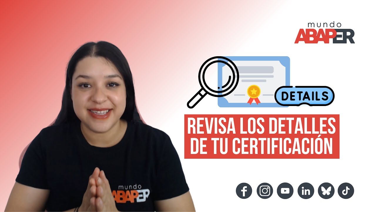 4. Cert SAP: Busca, consulta y elige  tu certificación SAP - Mundo Abaper - Sandra Solís