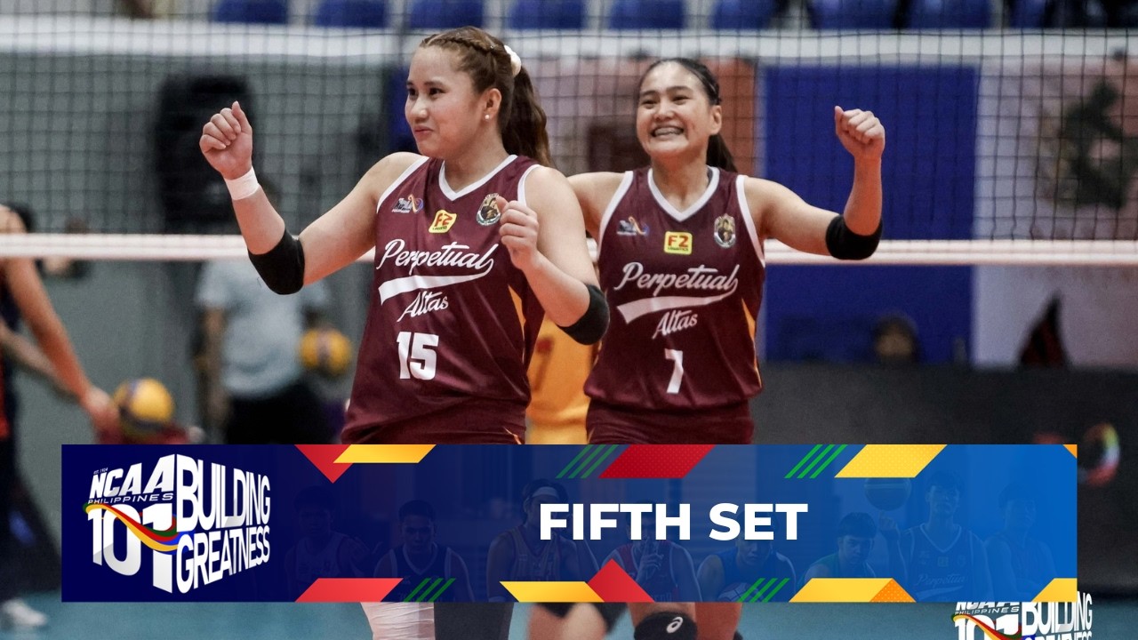 FIFTH SET - Perpetual Lady Altas vs Mapua Lady Cardinals | NCAA Season 101