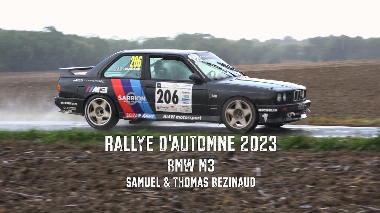Samuel & Thomas Bezinaud Rallye d'Automne 2023 BMW M3 VHC #onboard  #pov #onboardpov