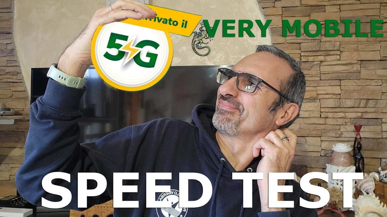 Speed Test 5G Very Mobile!!!