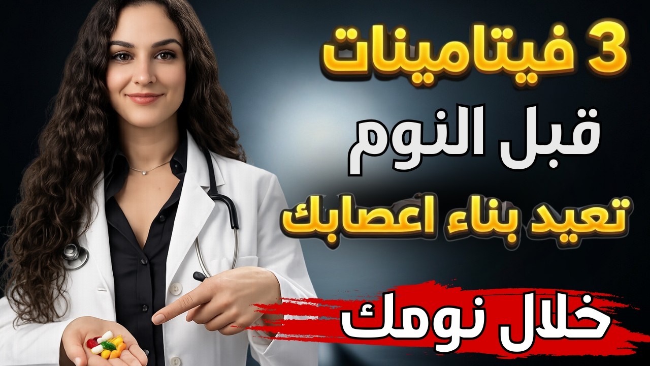 3 فيتامينات قبل النوم تقوي الساقين بعد سن 60 (لن تتوقع النتيجة)