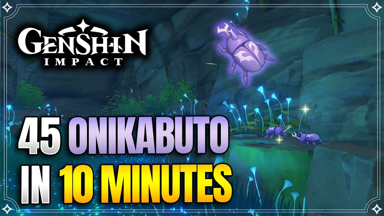 Onikabuto Locations | Fast and Efficient Route | Ascension Materials |【Genshin Impact】