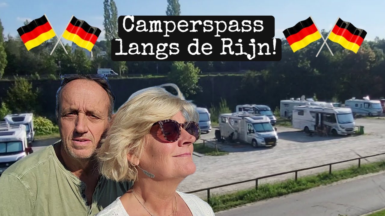 WK89🇩🇪 | DUITSE CAMPERSPASS AAN DE RIJN  | WONEN in ONZE CAMPER