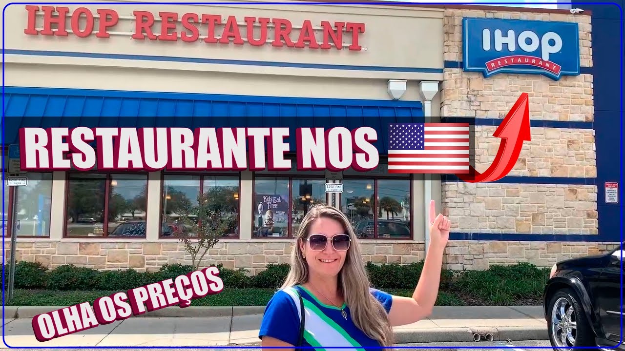 RESTAURANTE em ORLANDO: CAFÉ da MANHÃ AMERICANO com PREÇOS no IHOP