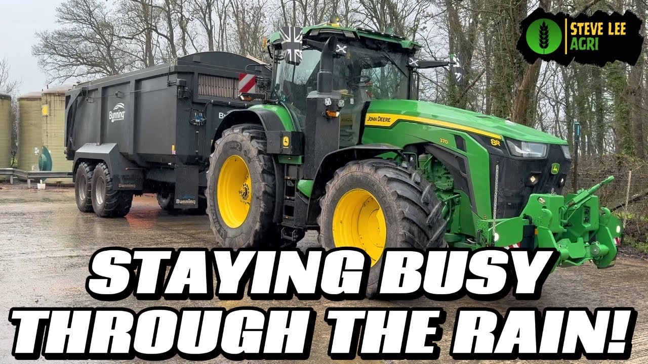 “THERE IS NO BAD WEATHER” - ALL THE TRACTORS ARE OUT DESPITE THE WEATHER. 