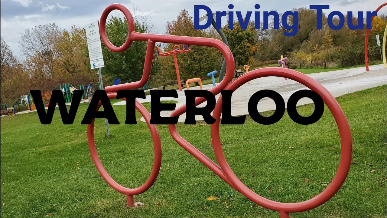 le trajet jusqu'au village de Waterloo, Canada. ( Octobre 2022 )