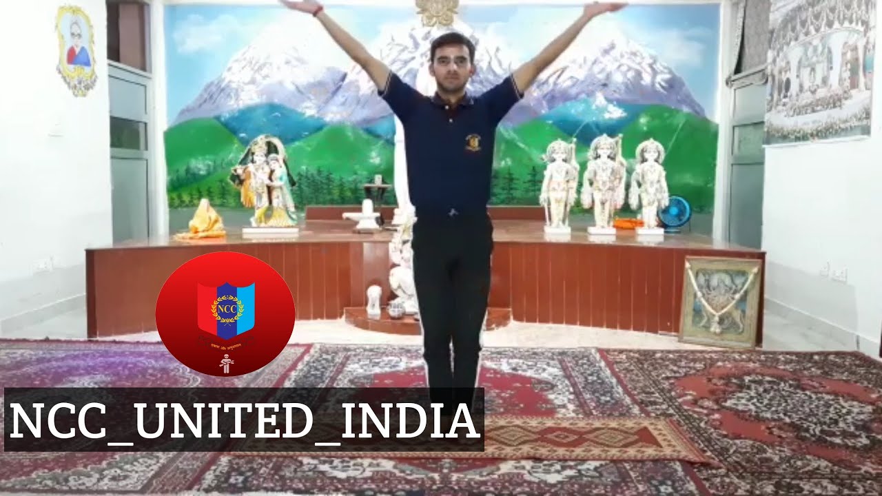 Types of YOGA ASANA with name and poses ll NCC FIT INDIA MOVEMENT ll NCC UNITED INDIA