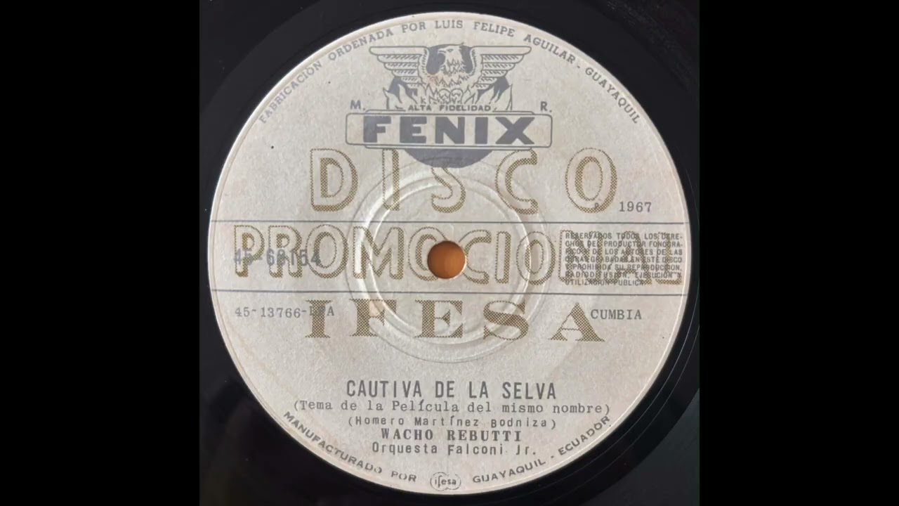Orquesta Falconi Jr y Wacho Rebutti – Cautiva De La Selva (Monster Cumbia Ecuador) Fenix.
