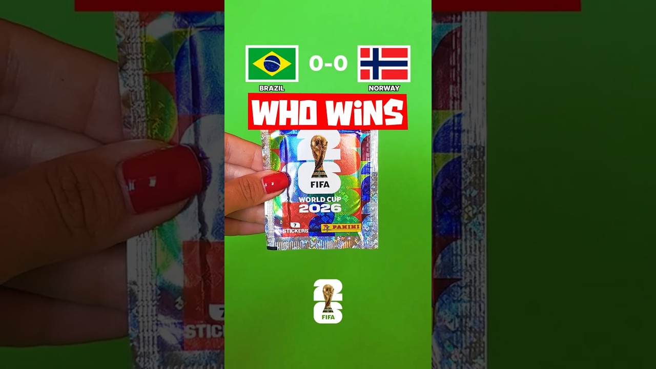 Pt.48 🏆 World Cup Match Prediction 🔥 Panini FIFA World Cup 2026 booster pack 💚