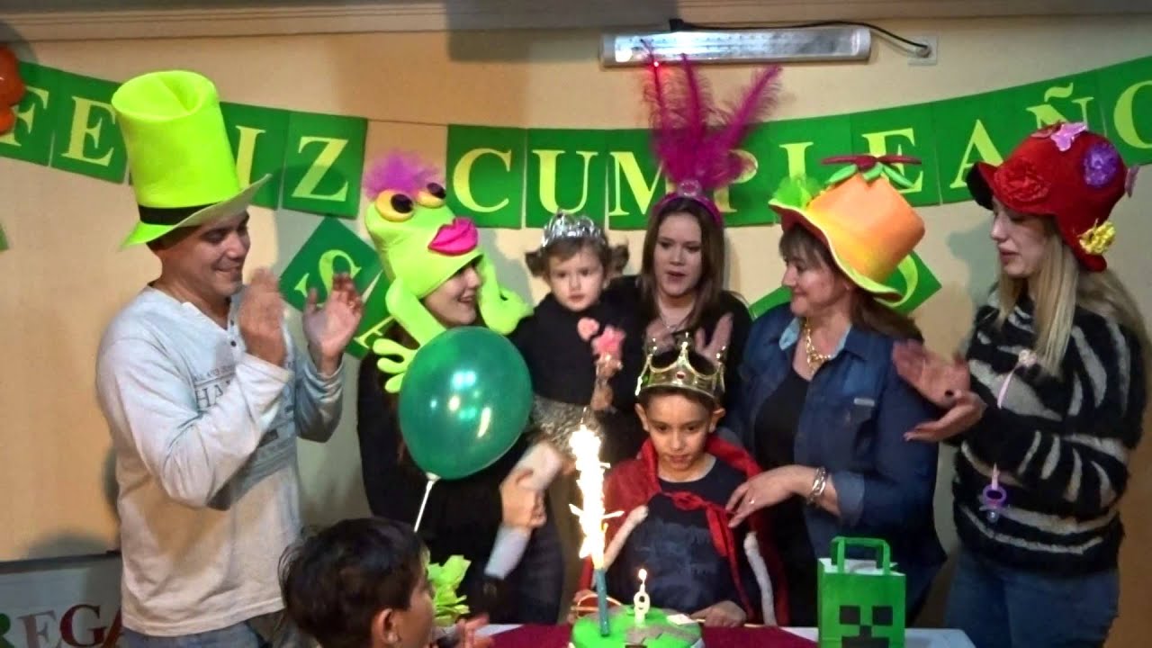 Salón Evaristo´s; Cumple 9 de Santiago: Ceremonia de la torta