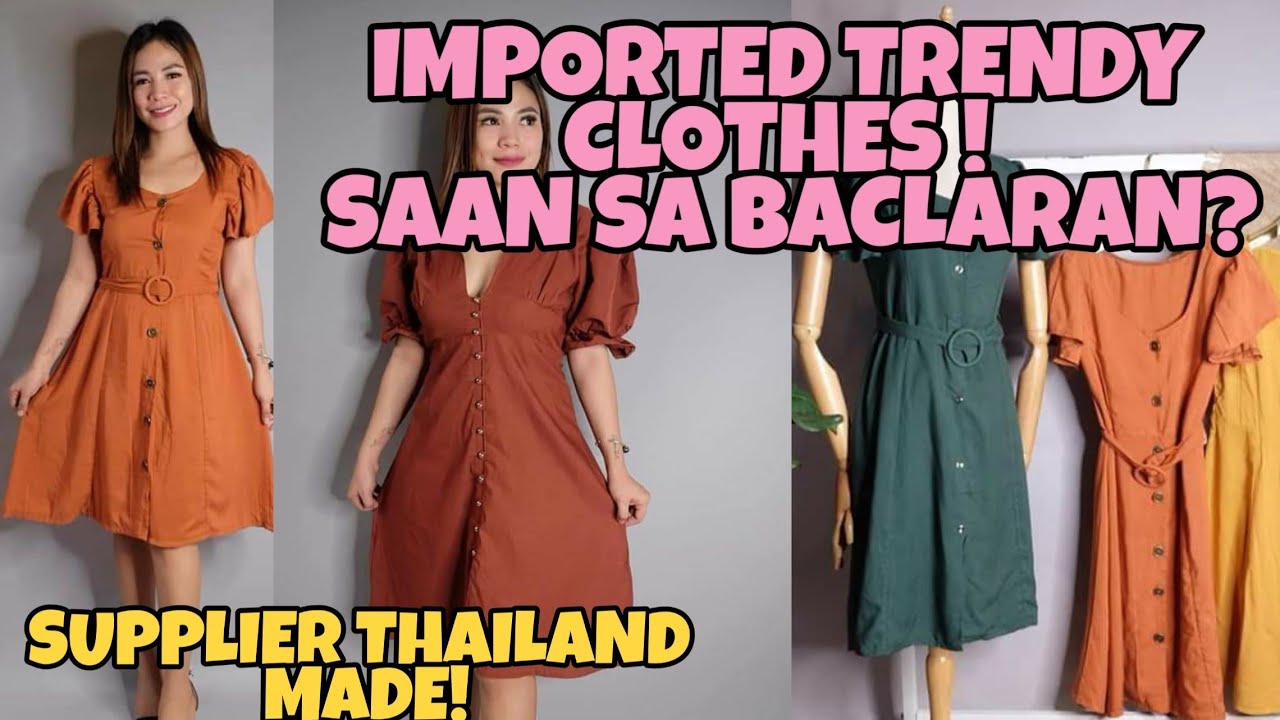 TREND FASHION CLOTHES MADE IN THAILAND | SUPPLIER SA BACLARAN | PANG NEGOSYO!!!