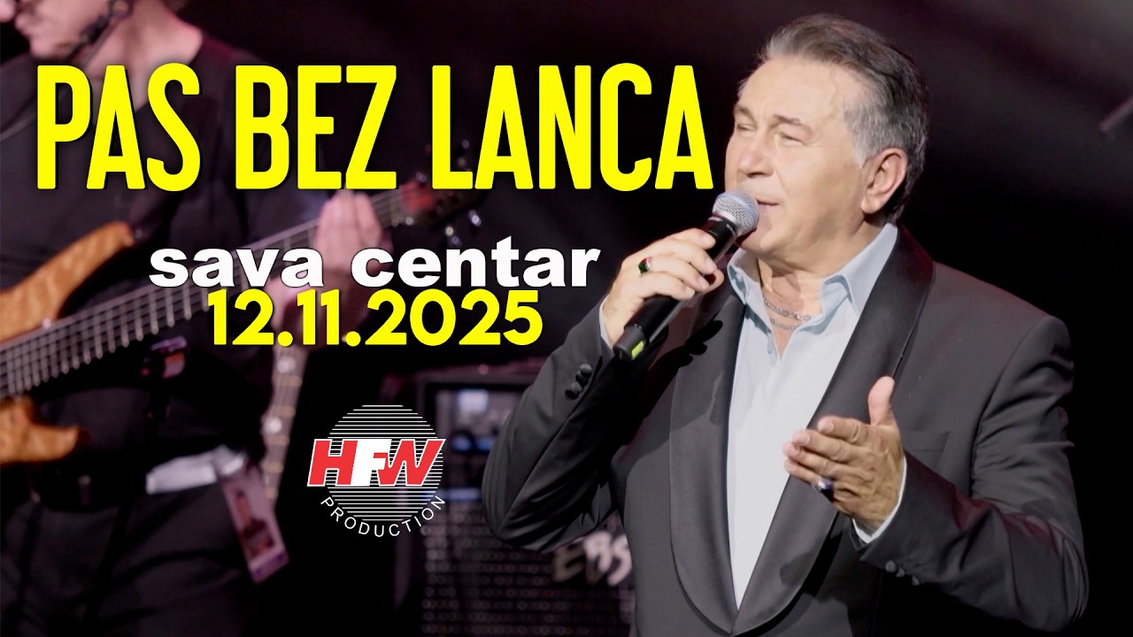 HALID MUSLIMOVIĆ - PAS BEZ LANCA - LIVE - ( 12.11.25. SAVA CENTAR )