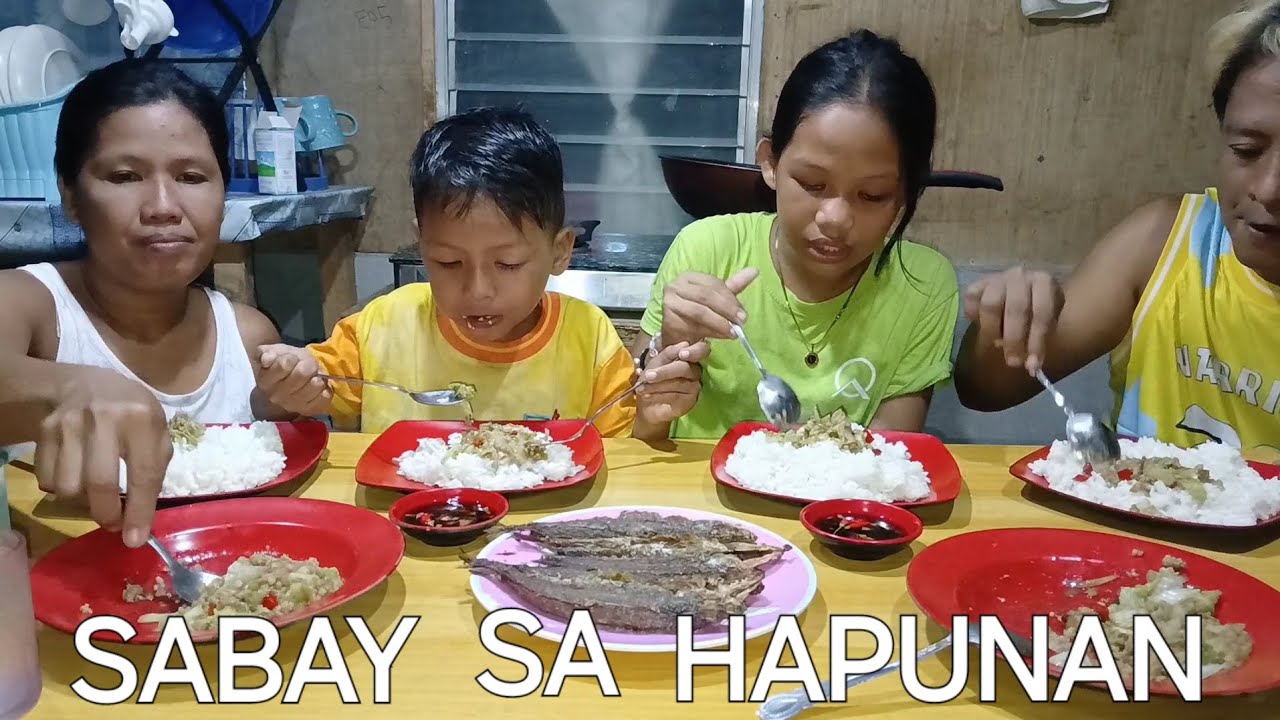 GINISANG PECHAY WITH GINILING AT PRITONG GALUNGGONG
