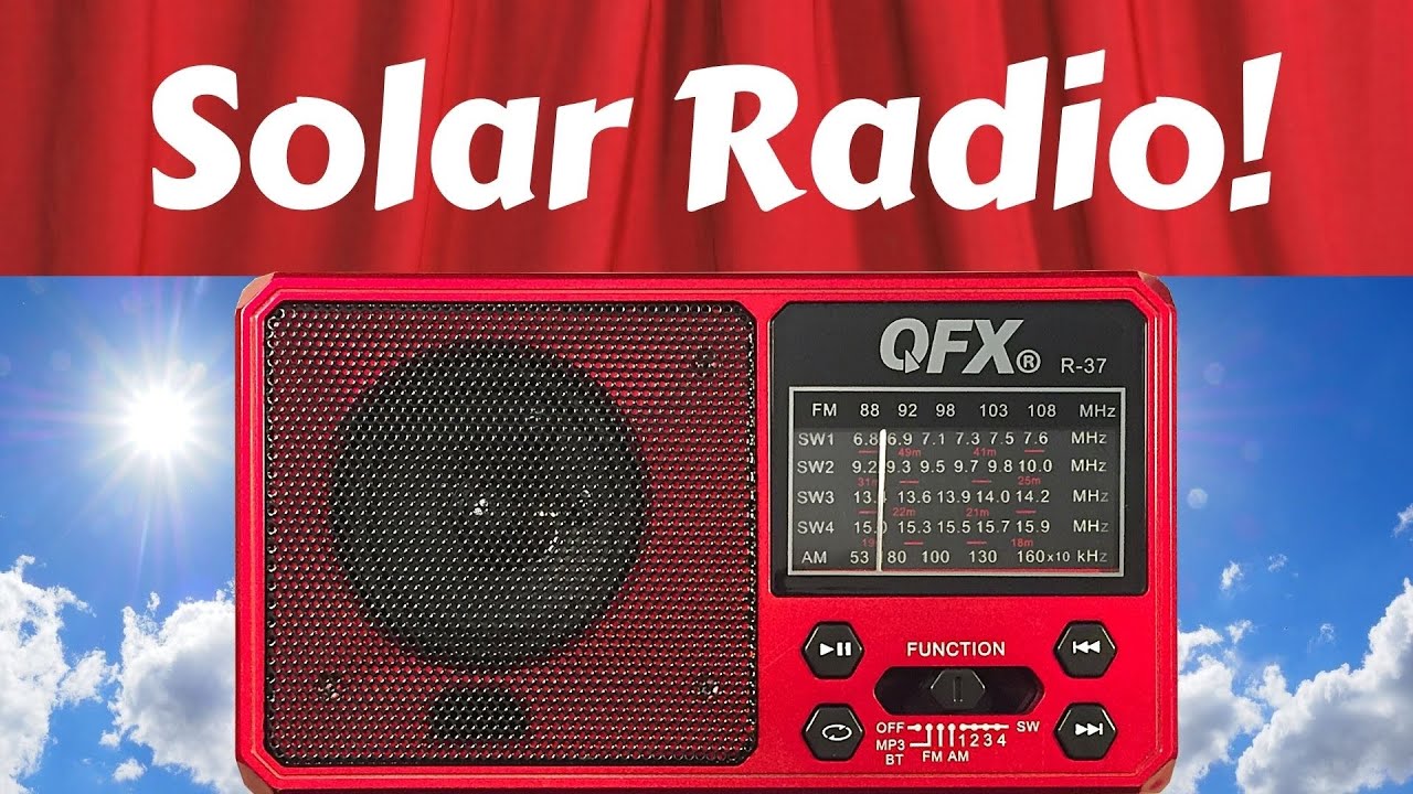 QFX R-37 AM FM Shortwave BT MP3 Radio Review