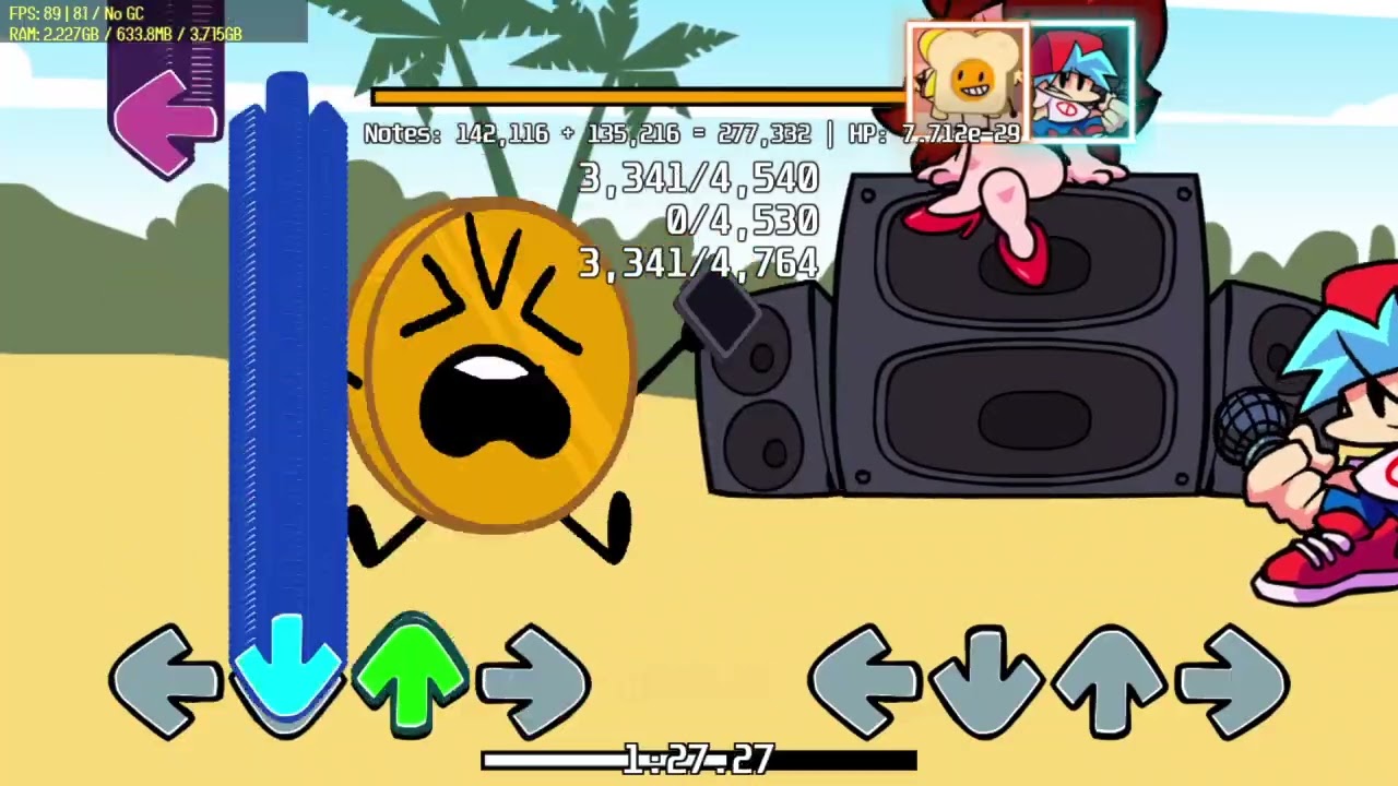 the framerate when i had obs studio open