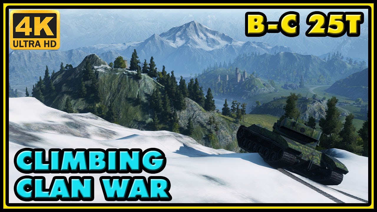 Climbing & Clan War - BatChât 25t - 3 Kills - 10,9K Damage - World of Tanks Gameplay