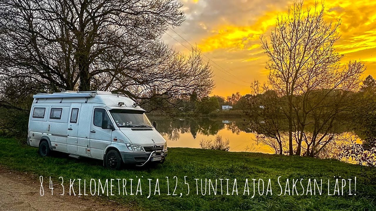 Saksan läpi - 843km ja 12,5 tuntia!