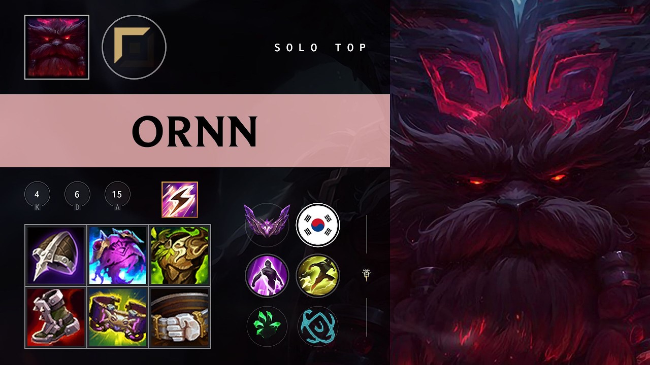Ornn Top vs Teemo - KR Master Patch 26.09