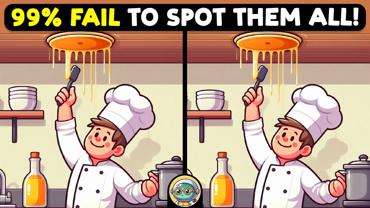 🐢🧩 Spot 3 Differences | Find the Hidden Details 🧩🐢