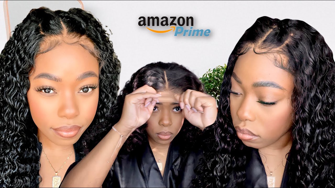 HOW TO CUSTOMIZE A 4X4 LACE FRONT WIG | DEEP WAVE, 20 INCHES, SWISS LACE | VIVIBABI HAIR | AMAZON |