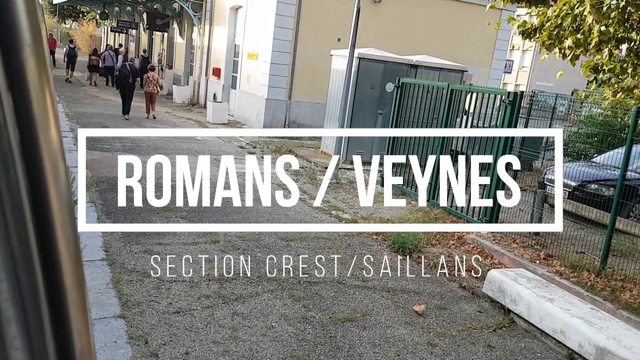 Crest à Saillans ligne du Diois (part 4) en cabine XTER X72500 [cab ride drive view SNCF]