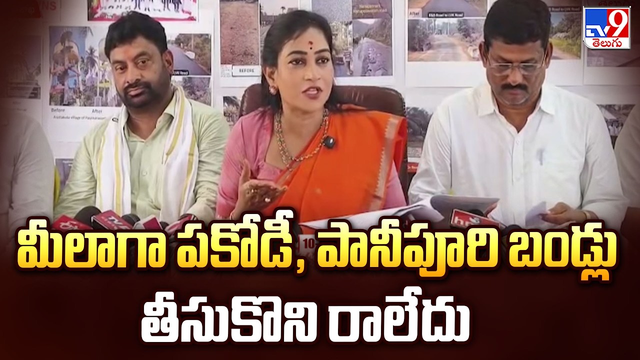 Vangalapudi Anitha Counter to Gudivada Amarnath |మీలాగా పకోడీ,  పానీపూరి బండ్లు తీసుకొని రాలేదు -TV9
