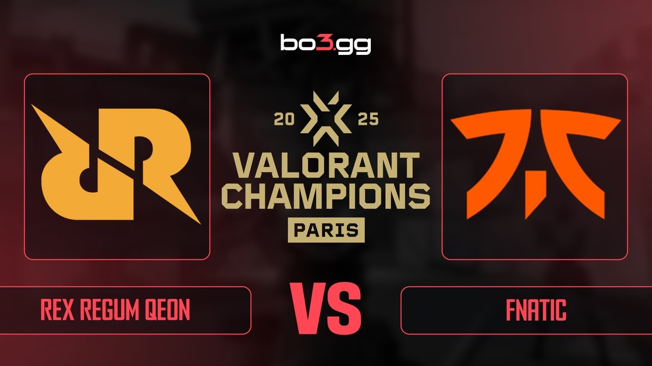 Rex Regum Qeon vs Fnatic ON VALORANT Champions 2025 - FULL MATCH REPLAY