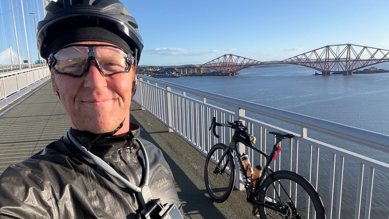 LEJOG Training - 300 Road Bike Miles - Day Three.  Edinburgh to Glenrothes