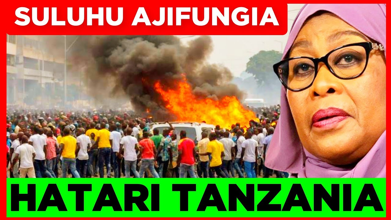 Kimeumana! Tanzania GEN-Z Send Evening Message to Suluhu after Demonstrations Today in Tanzania