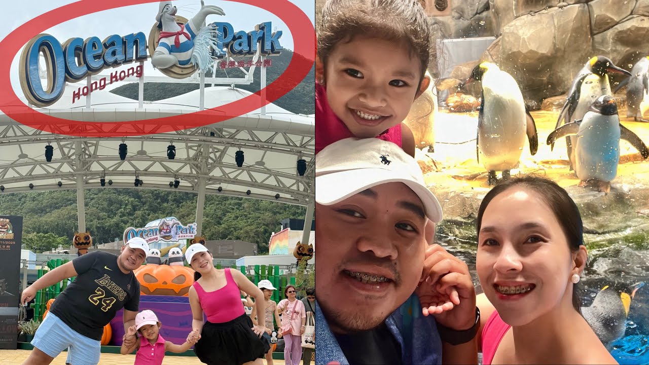 OCEAN PARK HONG KONG VLOG: Встреча с пандами, Большой аквариум, Полярное приключение и другие дос...