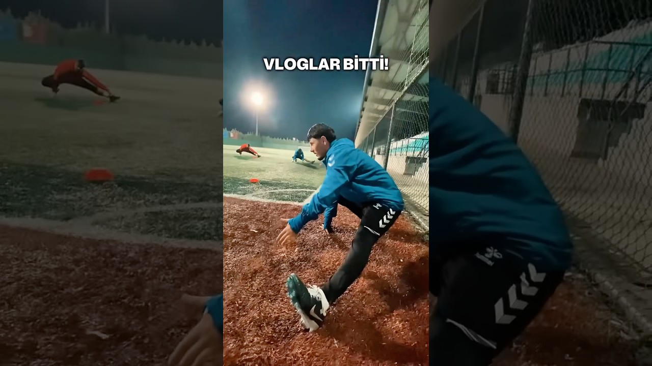 1. Amat&ouml;r Antrenman VLOG 🤝⚽️ || #footballvlog #soccerplayer #footballlife