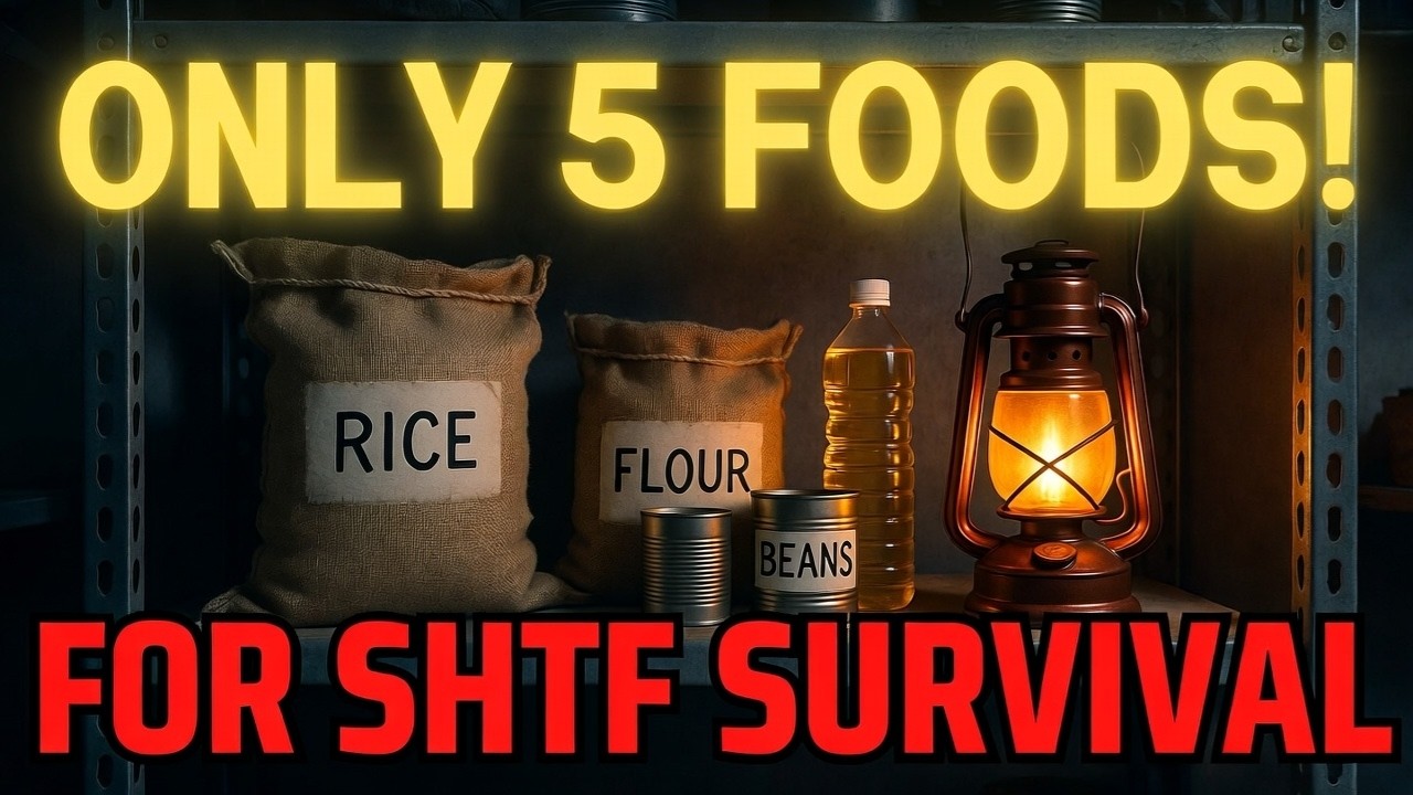 5 Foods to Stockpile Before SHTF (Most Preppers Get This WRONG) | Survival Food Storage 2025