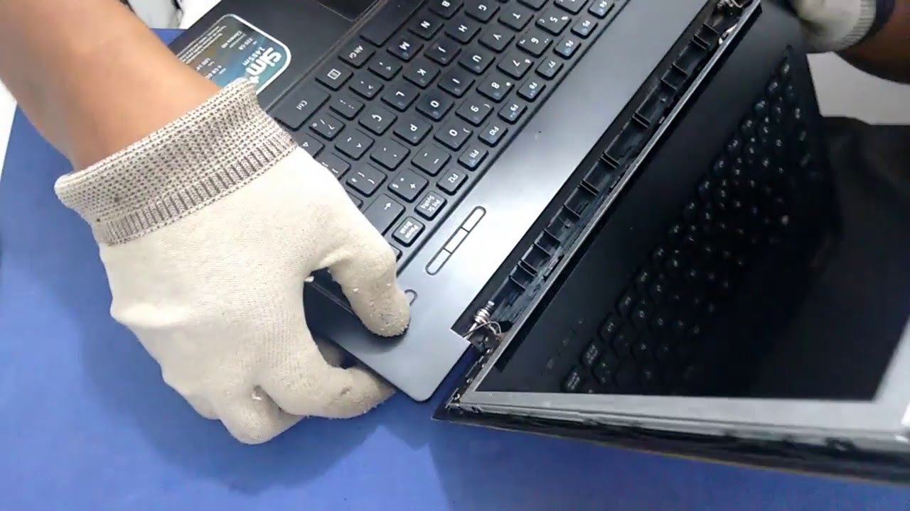 Como trocar montar tela display notebook
