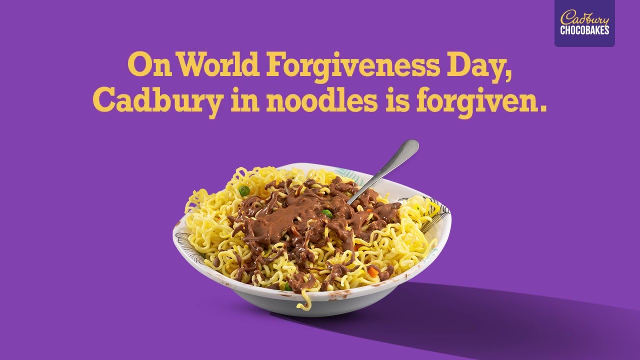 World Forgiveness Day - Cadbury in Noodles